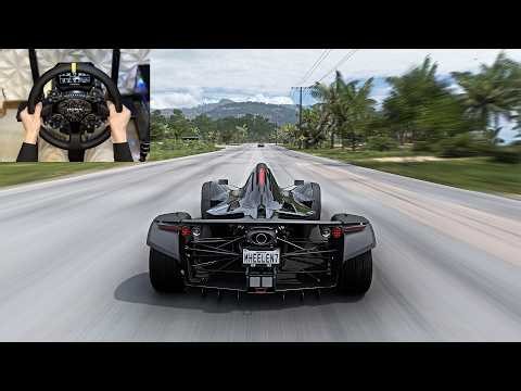 504HP BAC MONO 2014 |Racing The Goliath Forza horizon 5 |Steering Wheel Gameplay