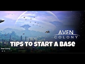 Aven Colony Xbox 1 - Tips to start your base (No commentary)
