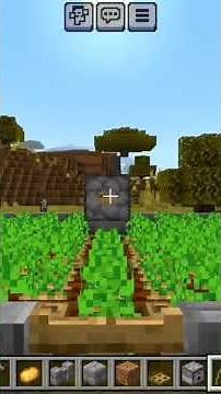 Minecraft Bedrock: Automatic POTATO FARM! Easy & Efficient! #shorts