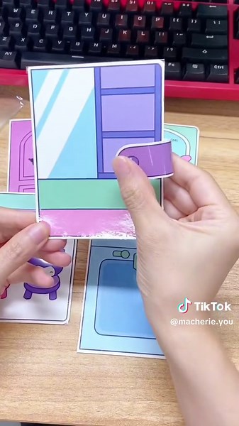 DIY Melody & Kuromi Paper Doll Quiet Book Tutorial