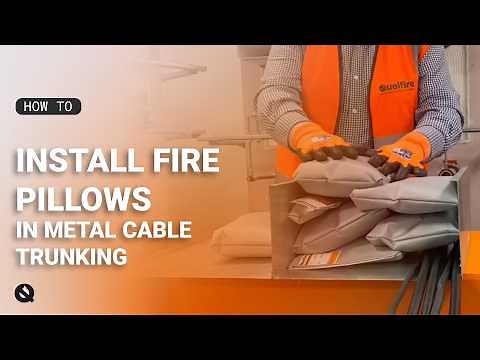 How to Install Fire Pillows in Metal Cable Trunking