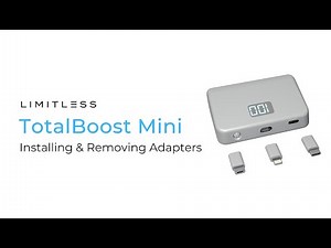 TotalBoost Mini User Video - Installing and Removing an Adapter