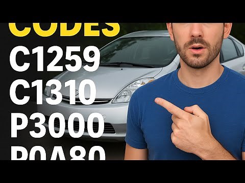 C1259, C1310, P3000, P0A80 – What Your Prius Is Telling You!” #car #foryou