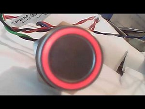 New RGB-led-illuminated button hooked up to Arduino