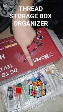 let's make THREAD STORAGE BOX ORGANIZER PART "1" #colourpapercraft #viral #art