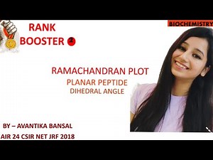 Rank Booster 2 -Dihedral|Torsion|Conformational Angle| Ramachandran Plot - part I |Biochemistry|