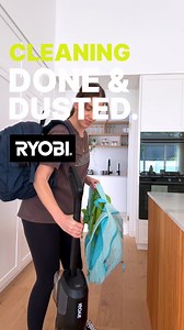 Mornings can be chaotic, but with the new RYOBI 18V ONE HP Brushless Wet & Dry Hard Floor Cleaner Kit, you can quickly refresh your home before heading out. ✨ | RYOBI