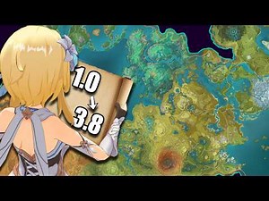 The evolution of genshin impact's map