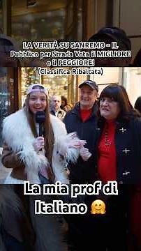 THE TRUTH ABOUT SANREMO - The Public on the Street Vote for the BEST and the WORST! (Reversed Ran...