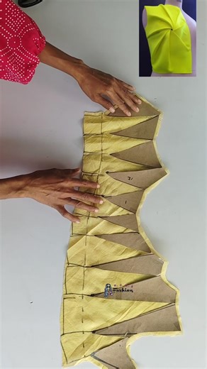 Criss-Cross Draped Blouse Pattern Design making ideas Easy Method #creativedraping #patterndesigner