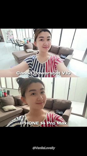 1.2M views · 7.9K reactions | Kamera Iphone 14 Pro Max vs Canon Powershot V10  Bagusan mana gaes??? | Vanila Lovelly | Facebook