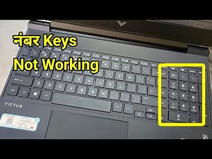 Victus Laptop Number Keys Not Working | Laptop Number Keys Not Working Windows 11