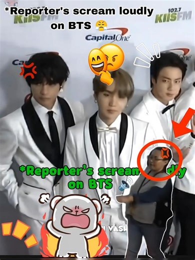 🗣️BTS staff got angry at journalists😤... #bts#trending #viralvideo#viral#trending