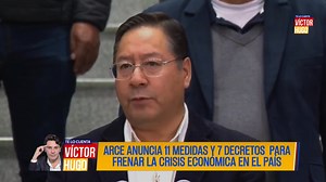 67K views · 708 reactions | Luis Arce anunció un endurecimiento del control militar en las fronteras contra el contrabando inverso, sumando 1.480 efectivos. Además, los municipios fiscalizarán precios justos y se buscará sanción penal contra agio y especulación. | Te Lo Cuenta Víctor Hugo | Facebook
