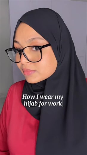 Leena 🇲🇻🇵🇸 | Tutorial on how I wear my hijab for work 🫶🏼 #hijab #reels | Instagram