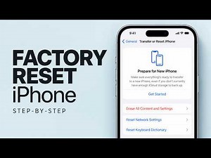 How to Factory Reset an iPhone (Step-by-Step)
