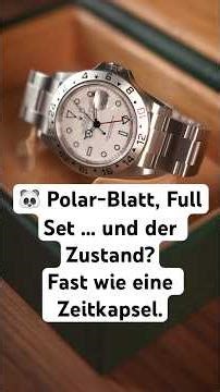 Fast wie neu. Die Rolex Explorer II16570 mit Polar-Blatt #rolex #watchdrop