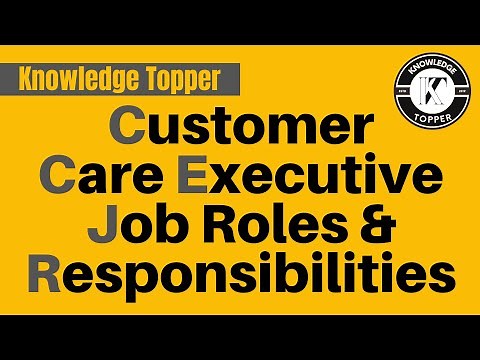 Customer Care Executive Job | Customer Care Executive Ka Kya Kaam Hota Hai | Roles Responsibilities