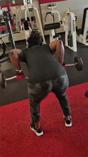 Back Day Exercise #2: Bent-over Row. 4 rounds of 10+.