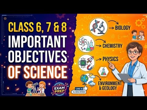 Important objective questions of Science Class 6 7 and 8 #science #objectivesquestions
