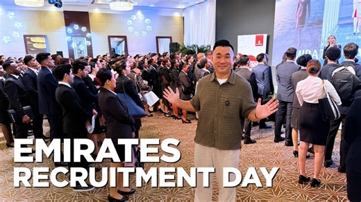What it Takes to Become Emirates Cabin Crew? Job Recruitment Day #aviation #emirates | Sam Chui