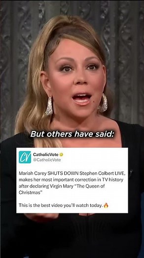Mariah Carey: Mary is "the Queen of Christmas"