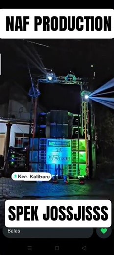 NP NAF PRODUCTION MENGUDARA DI KALIBARU BANYUWANGI #karnaval #brewogaudio #soundsystem