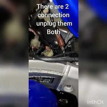 Suzuki Hayabusa Gen1 2005 disconnecting Power Commander 3..