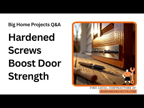 Reinforcement Plate Above Deadbolt Screw Test