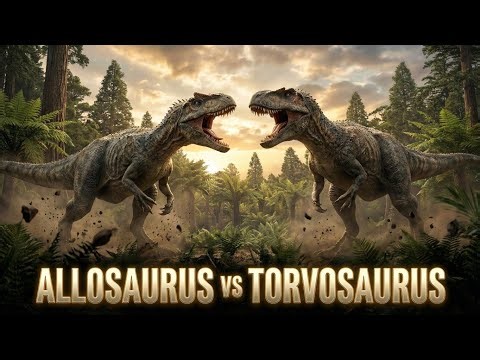 Choque de Titanes Jurásicos: Allosaurus vs Torvosaurus — La Batalla por la Dominancia