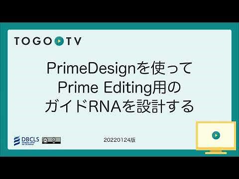 Using PrimeDesign to design guided RNA for PrimeEditing