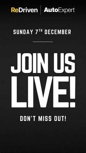 You heard that right! Adam and Jim from ReDriven will be joined by John Cadogan from Auto Expert to host our FIRST live event. Tickets are limited so don’t miss out! Link up there 👆 | ReDriven