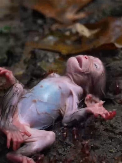 Newborn Monkey's First Day in Nature
