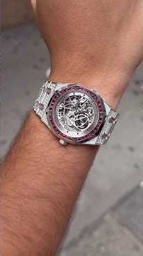 Moses gets his new 1 of 1 Ruby/DiamondAP Skeleton sized by Eddie Watch Hospital ❗️🔥