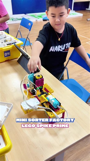 Mini Sorter Factory #legospikeprime #STEAM #HCMUS #xhtiktok #vnuhcm #robotics #fpyシ #rabbit_🐰💓 #trending