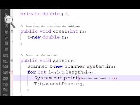 Cours Java - Exemple de manipulations des tableaux