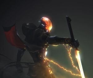 Cyborg Warrior Sword Live Wallpaper