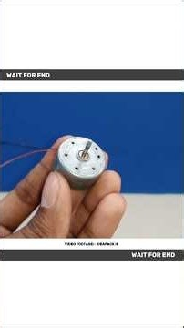 DC Motor & Coin Cell Holder Science Experiment 😲 | New Science Experiment | #shorts