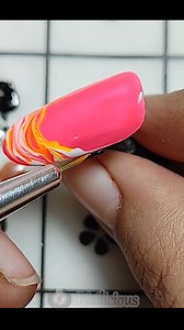 #instanails #marblednails #nailicious #nails #nailtutorial #diynails #glitternails #notoolnailart #easynailart #nailinspo #NailGoals #shortnails #nailartideas #nailinspiration #nailartdesign #nailartvids #cutenails #easynails #chromepowder #nailideas | Nailicious