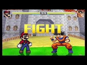 Mario Vs Goku Mugen Battle!