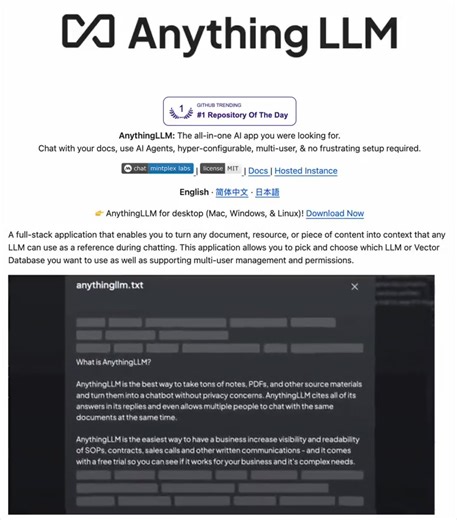 Full-stack all-in-one desktop application with built-in RAG, AI agents, No-code agent builder, and MCP. Works with cloud LLMs like Claude, GPT-5, and local LLMs like Llama. Install in seconds, pick your LLM, vector DB, give context, and start chatting. 100% Open-source. | Patcell