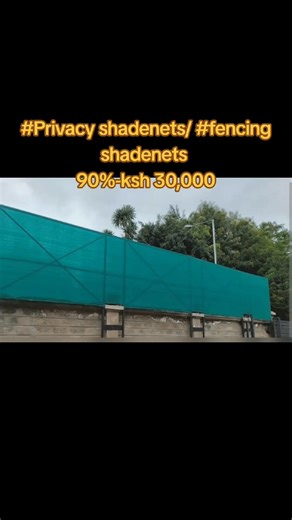 🔒🌱 90% SHADE NETS – PRIVACY • FENCING • HEAT CONTROL 🌱🔒 Our 90% shade nets are ideal for privacy fencing and protecting crops in very hot areas. ✔️ Maximum privacy – blocks visibility completely ✔️ Strong fencing solution – hard, durable & UV treated ✔️ Reduces extreme heat – protects crops from sun scorching and heat stress ✔️ Perfect for hot regions, nurseries, seedlings & sensitive crops 📏 Size: 4m × 50m roll 💰 Price: Ksh 30,000 📞 Call / WhatsApp: 254 705 689 989 | Piping Agriculture i