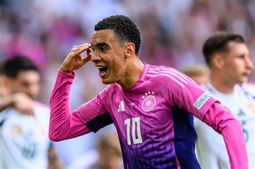 What does Jamal Musiala’s celebration mean? Germany’s top scorer emulates NBA legend’s ‘three to the dome’ gesture
