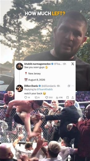DILLON DANIS ISSUES A WARNING TO KHABIB