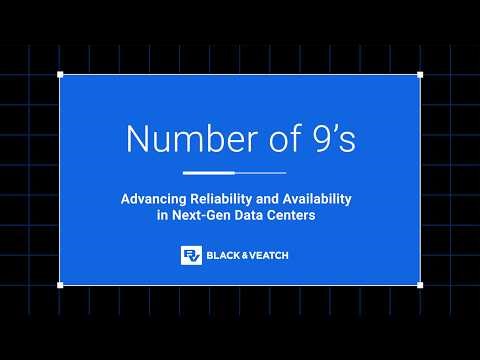 Number of 9's: Advancing Reliability and Availability in Next-Gen Data Centers.