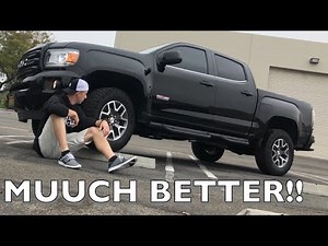 LEVELING UP my GMC Canyon!! so happy