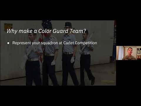 Preparation for Cadet Competition & Organizing Color Guard Teams