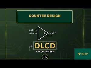 lec-17 Counter- design 2/3 bit up/down counter using negative/positive edge triggered ripple counter
