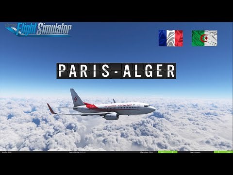 FS 2020 | Paris De Gaulle - Alger en B737 - Approche VOR