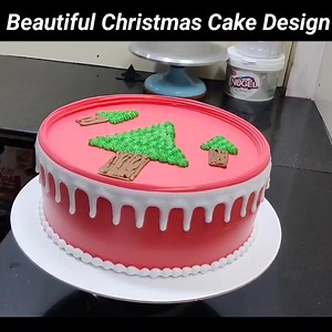 69K views · 1.8K reactions | Beautifull Christmas Tree Cake Design Idea 2024 | Merry Christmas Cake Decoration idea | Sunil Cake Master | Facebook